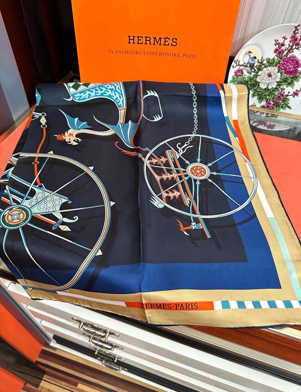 ブランドマフラー細部ディテール